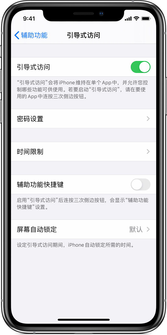 建水苹果手机维修分享如何在 iPhone 上退出引导式访问 