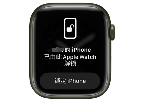 建水苹果手机维修分享用 AppleWatch 解锁配备面容 ID 的 iPhone方法 