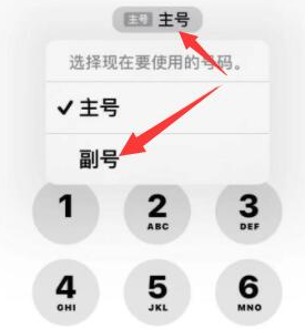 建水苹果14维修店分享iPhone 14 Pro Max使用副卡打电话的方法 