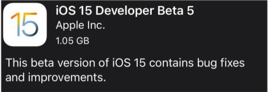 建水苹果手机维修分享如何升级到iOS15.0 beta5 